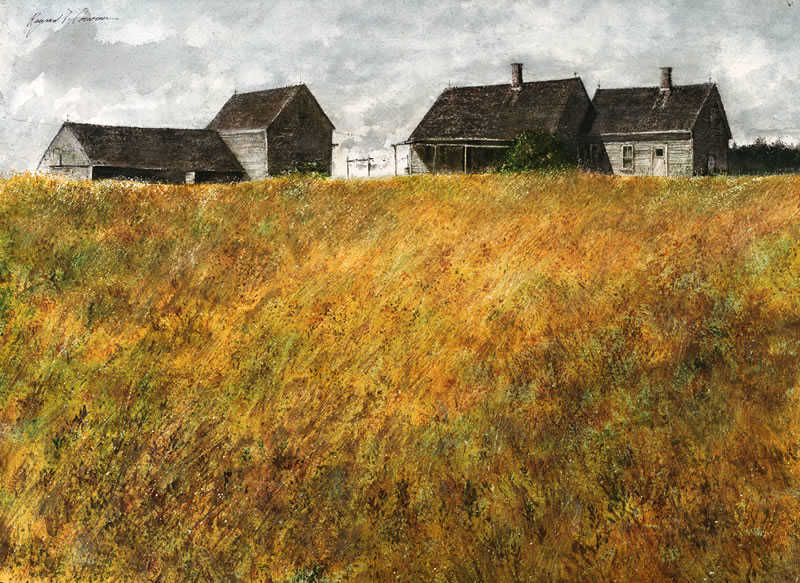 Corcoran Fine Art - Nobleboro, Maine watercolor from artist Raymond T. Corcoran Corcoran Fine Art - Nobleboro, Maine watercolor from artist Raymond T. Corcoran