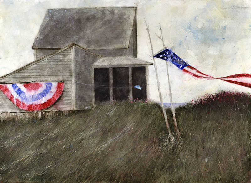 Corcoran Fine Art - Watercolor Seabrook 4th, 2001 Corcoran Fine Art - Watercolor Seabrook 4th, 2001