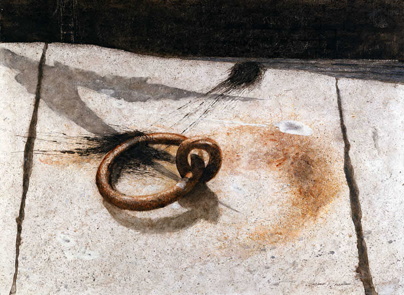 Corcoran Fine Art - Watercolor Seawall Hitch by artist Raymond T. Corcoran Corcoran Fine Art - Watercolor Seawall Hitch by artist Raymond T. Corcoran